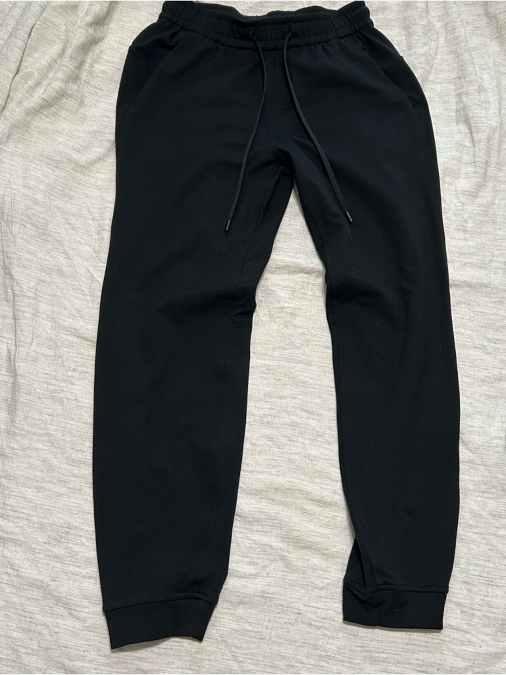 Lululemon Black Soft Jersey Classic-Fit Mid-Rise Jogger | Size 2 - Picture 3 of 7